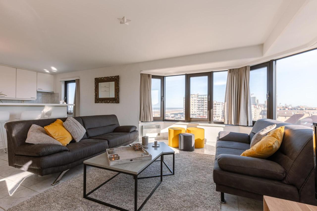 Huswell - Spacious & Modern Sea View Apartment With Garage Oostende Bagian luar foto